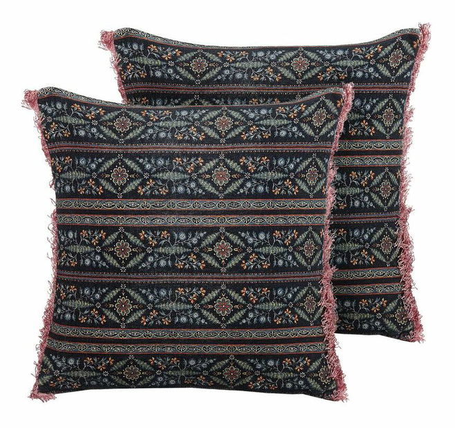 Set 2 buc perne decorative 45 x 45 cm Rutty (multicolor)