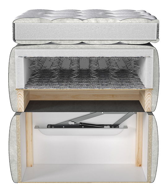 Franciaágy Boxspring 160 cm Amarydia (sawana 80)