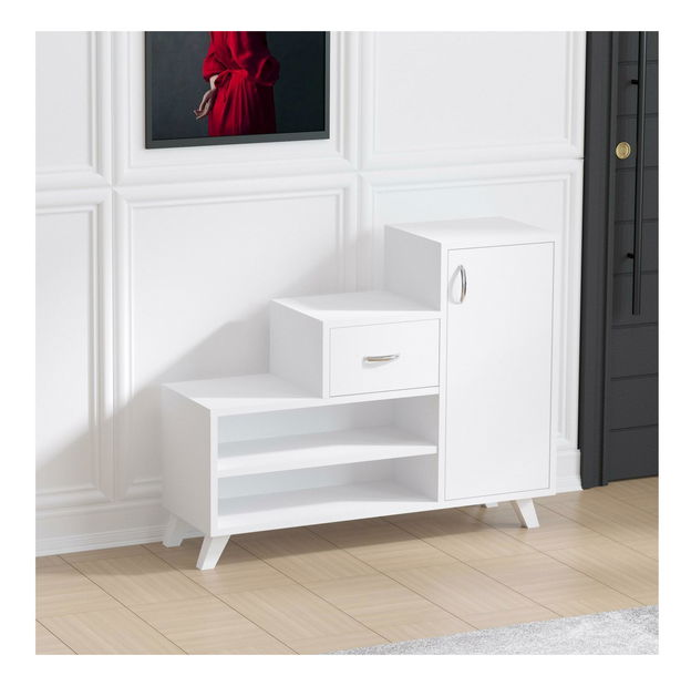 Skrinka na topánky Remington (biela)