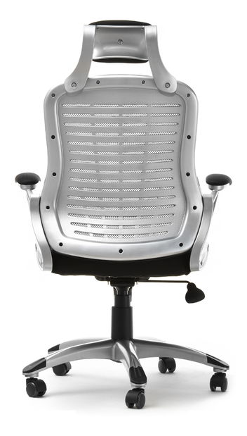 Fotel Lumpo (fekete + ezüst)