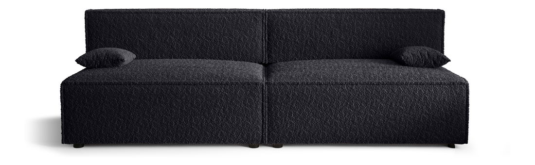 Pohovka dvojsedačka Mirage X2 (čierna)