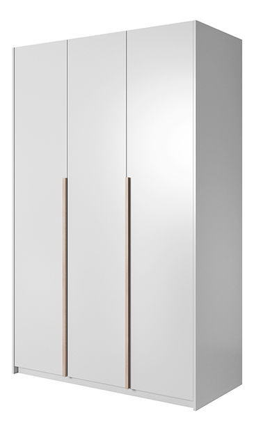 Šatníkova skriňa Xenos 140 (biela + dub sonoma)