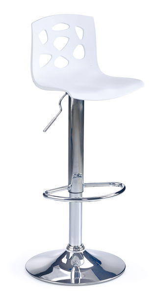 Scaun tip bar Hilma (alb)