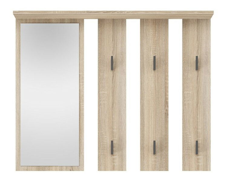 Panel za vješanje Puntuable 1 (hrast sonoma) (s ogledalom)