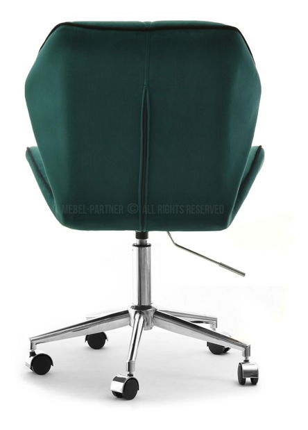 Fotel Velma M (zöld + fekete)