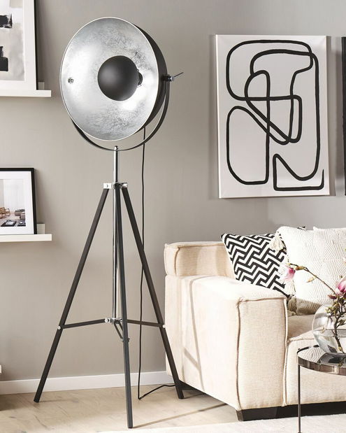 Stojanové svietidlo 165 cm Theos Ii (čierna)