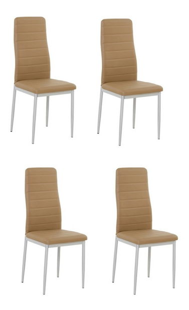 Set blagovaonskih stolica (4 kom.) Collort nova (karamela) *outlet moguća oštećenja