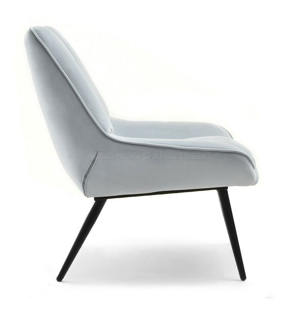 Fotel Zolta (szürke + fekete)