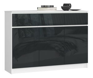 Comodă Keanu VI (grafit lucios )