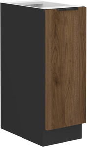Dulap inferior de bucătărie na kôš Manana 30 D CARGO BB (Cadru: negru mat + front: nuc okapi)