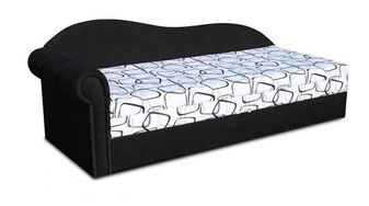 Egyszemélyes ágy (dívány) 70 cm Lane II (fekete 39 + Dodo 1026) (B)
