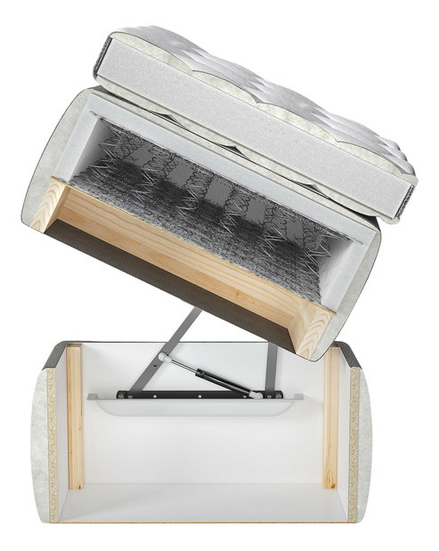 Bračni krevet Boxspring 140 cm Cinara (muna 08)