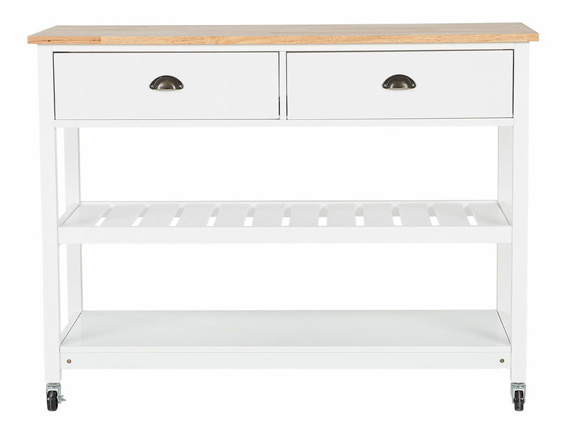 Cărucior servire Noida (alb) *vânzare