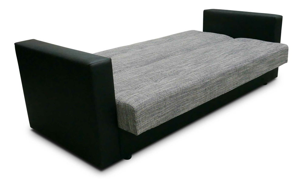 Kanapé Wilbour (fekete + piros)