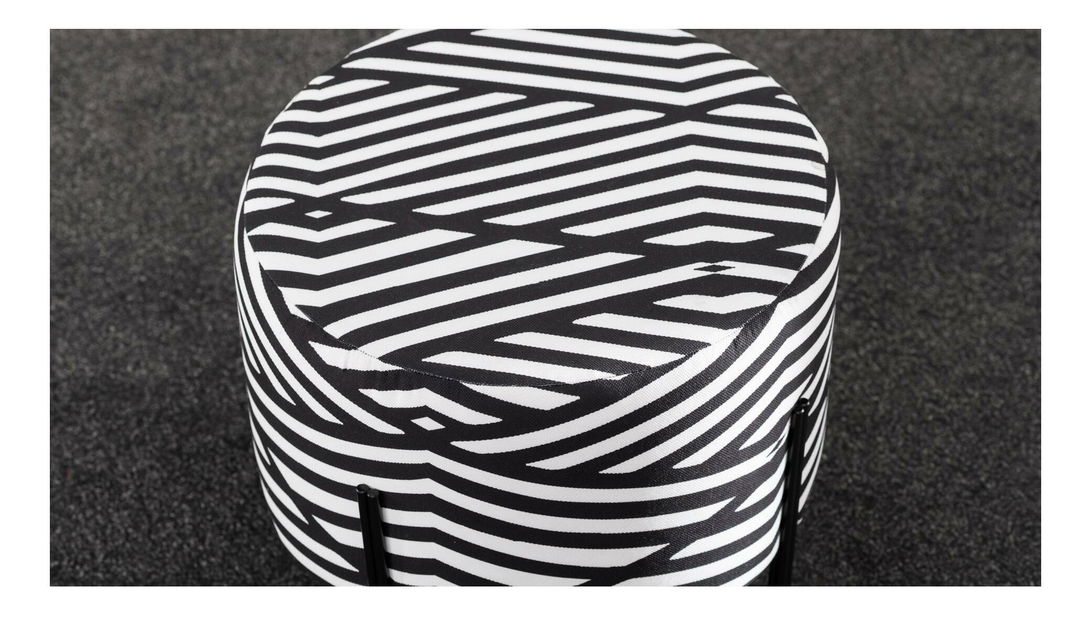 Tabure Flowarena (crna + bijela)