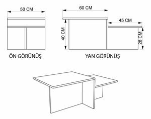 Konferenčný stolík Dida (travertín)