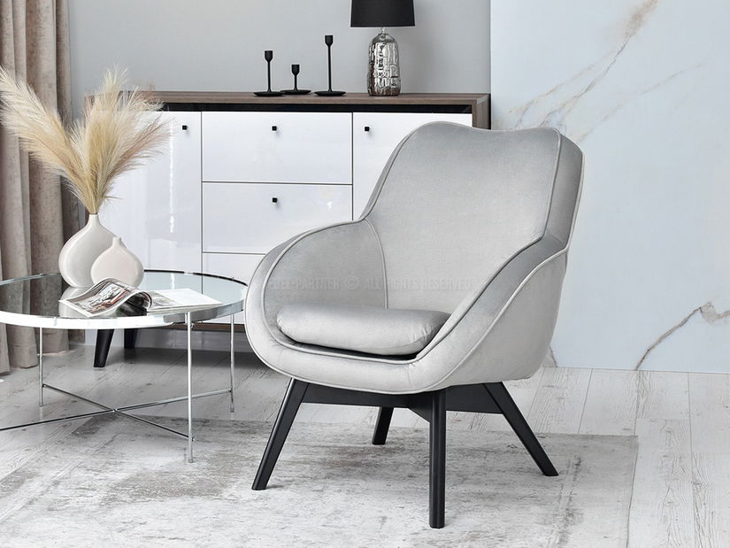 Relax fotel Merch (szürke + fekete)