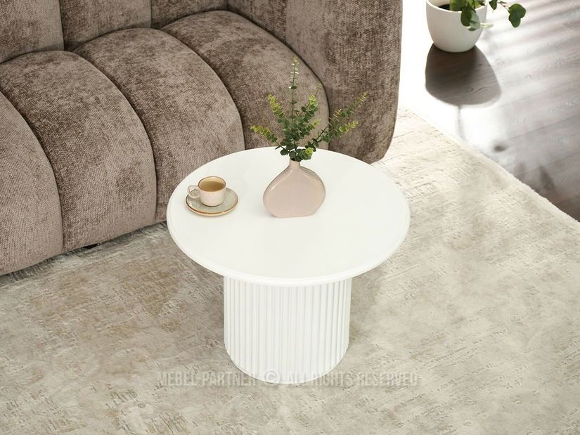 Măsuță de cafea Decimo (alb)