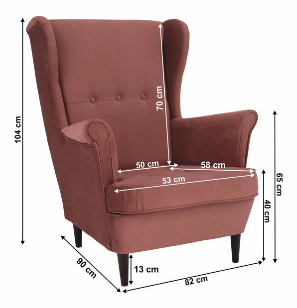 Fotoliu cu urechi Romino (kronos 29) 