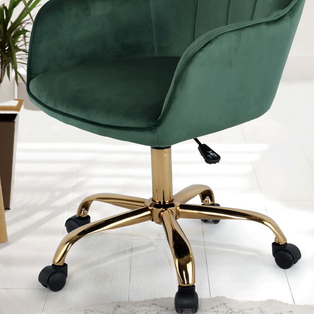 Uredski naslonjač Erly (zelena)