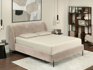 Franciaágy 160 cm Apelar (bézs + fekete)