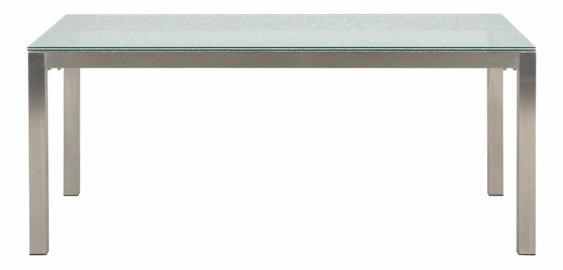 Kerti étkező szett Grosso (grafit) (6 fekete szék)