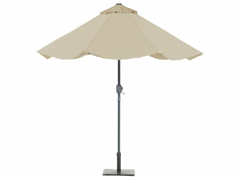 Umbrelă de grădină 266 cm RANTOUL (poliester) (gri închis)