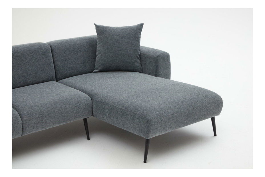 Rohová sedacia súprava Slider (P) (antracit)