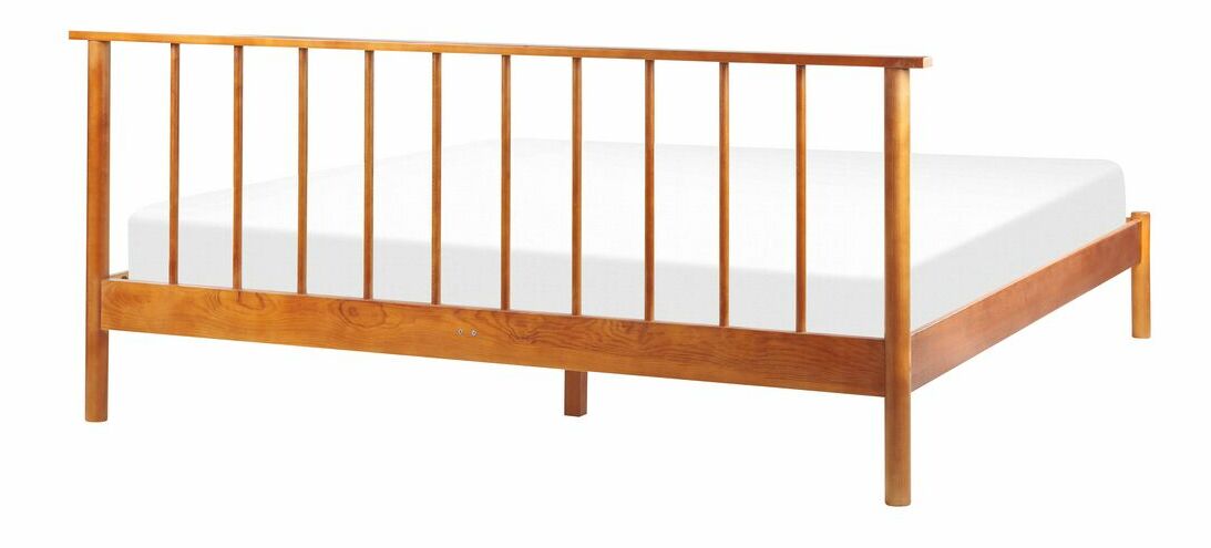 Manželská posteľ 180 cm Barza (svetlé drevo)