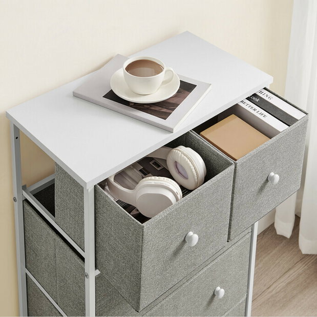 Komoda Akely 51 (sivá)