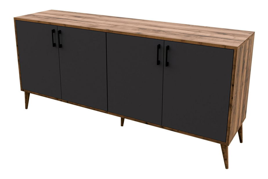 Skrinka Pivida (orech + antracit) 