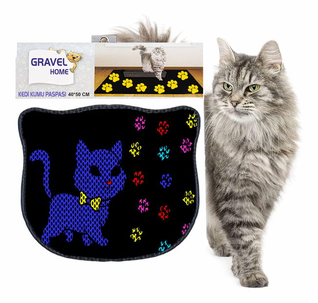 Podložka pod mačací záchod Kadal 6 (viacfarebné)