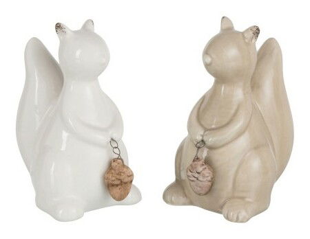 Figurína Jolipa Zvieratko Woody Hazelnut (8x5x10cm) (Béžová) (2ks)