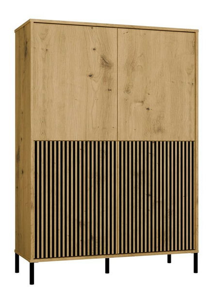 Dulap Kamarussa Slim 4 (stejar artisan)