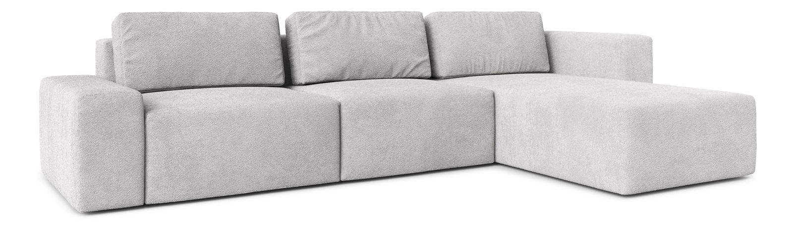 Rohová sedacia súprava Berliner (P) (slonovinová)