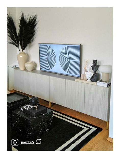 Ormarić Lamellito L1 (sivo-bež + zlatna)