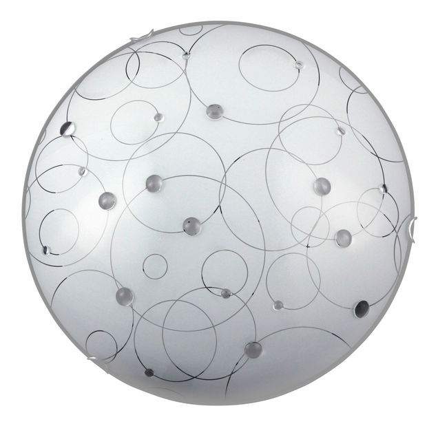 Mennyezeti lámpa Jolly 1863 (fehér mintás + króm fogantyúk)