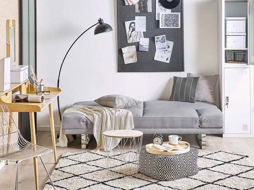 Háromszemélyes kanapé Yolk (világosszürke)