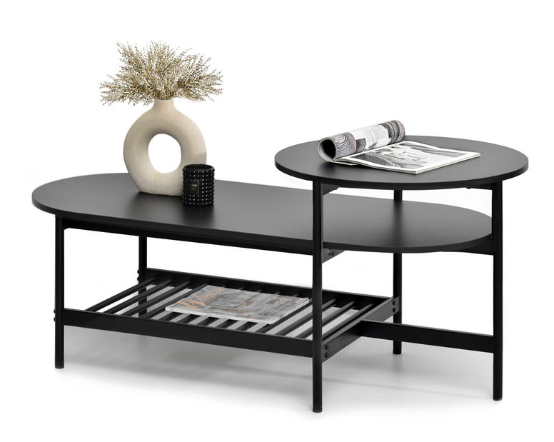 Măsuță de cafea Lorelail Xl (negru)