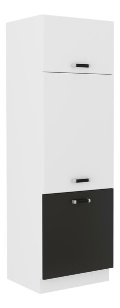 Élelmiszer konyhai szekrény Oran 60 Hskk-200 (fehér + fekete)