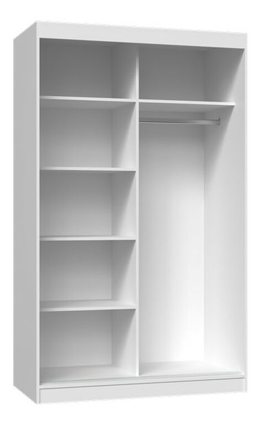 Tolólajtós ruhásszekrény Igatossa 120 B (artisan tölgy)