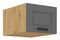 Gornji kuhinjski ormarić Lucid 50 NAGU-36 1F (korpus: hrast artisan + front: mdf dustgrey)