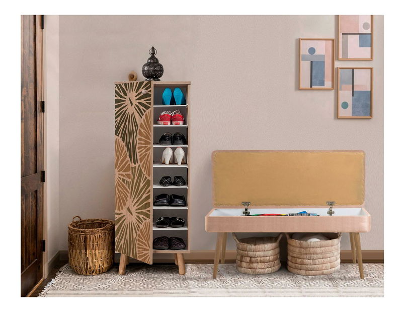 Set za predsoblje Beside 28 (hrast sonoma + kamen)