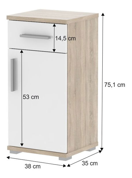 Kúpeľňová skrinka Foana Li03