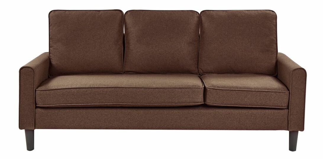 Canapea 3 locuri Arran (maro) (cu taburete) 