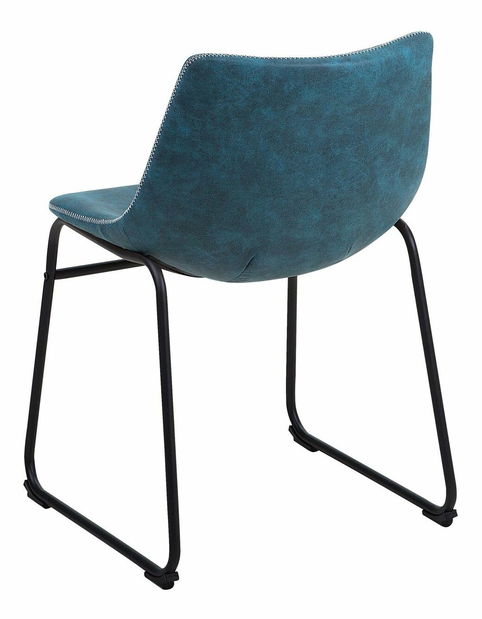 Set 2 buc. scaune pentru sufragerie Basta (albastru)