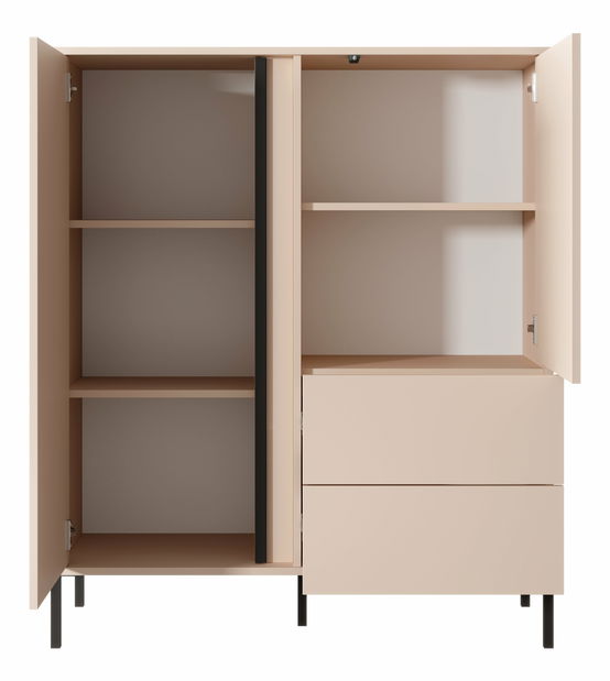 Komód Danton 2D2S (bézs)