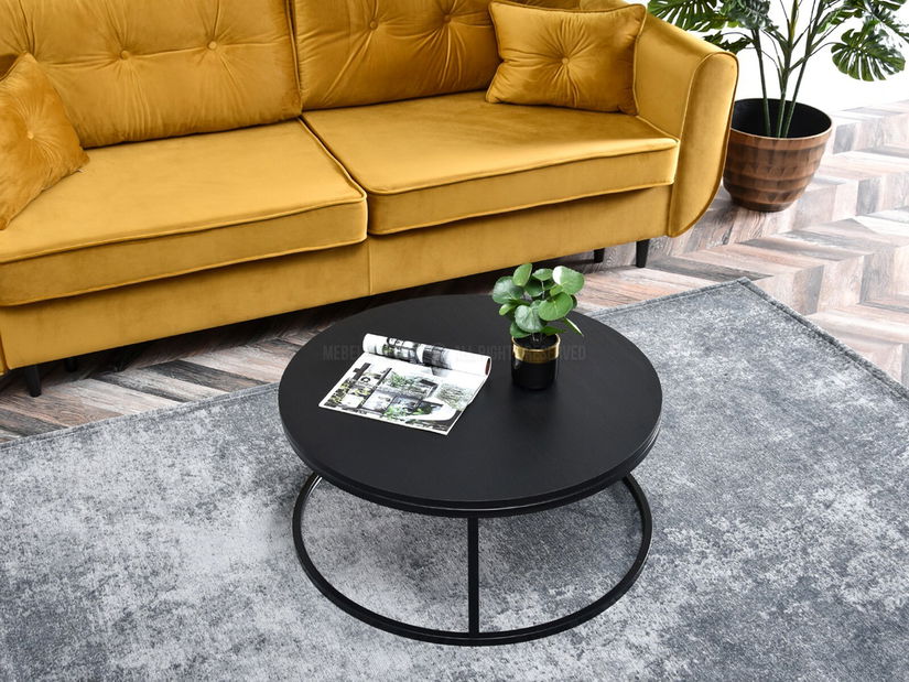 Măsuță de cafea Kolja Stolik Xl (negru)