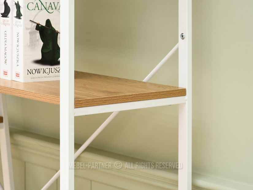 Raft Gecon Reg (stejar + alb)