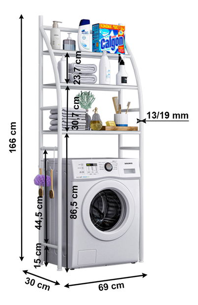 Raft pentru mașina de spălat Vanita (alb)